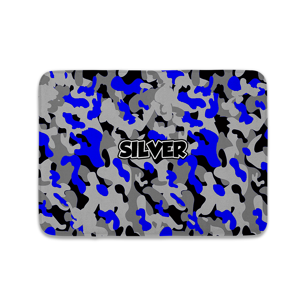 PERSONALIZED FLOOR MAT-BLUE CAMO